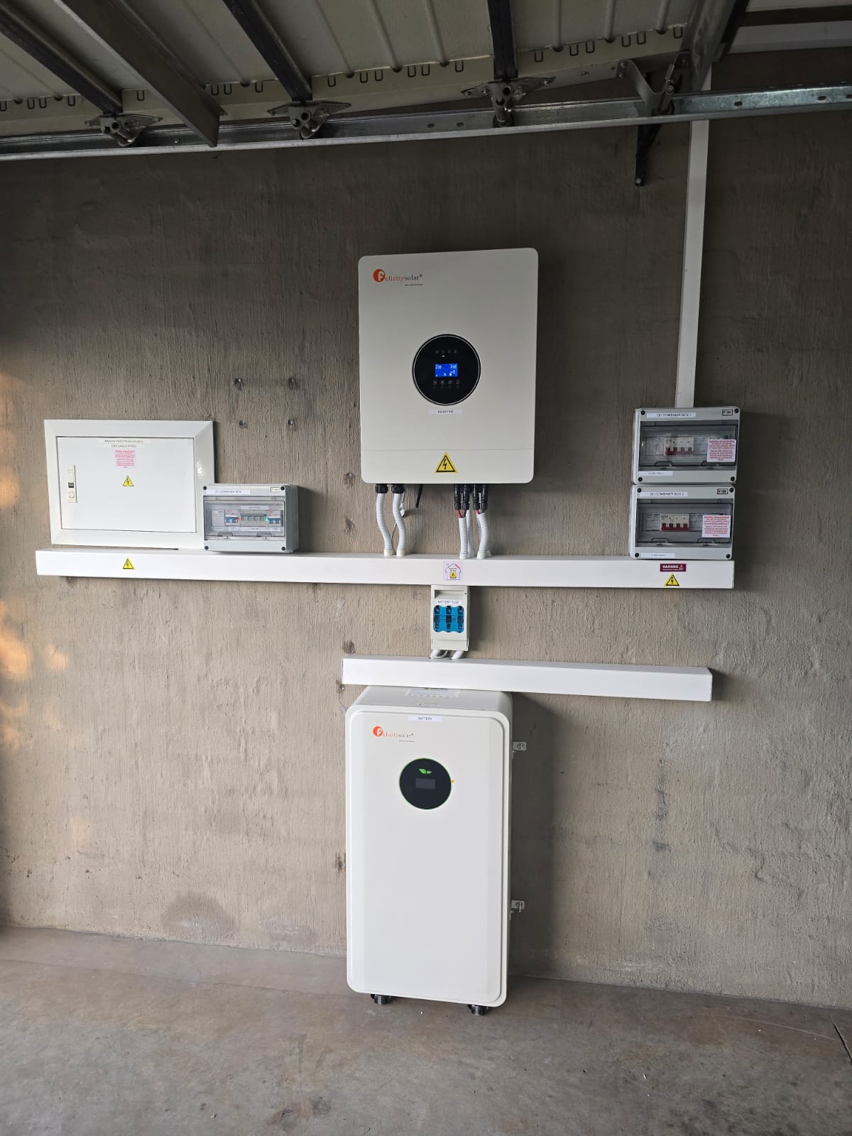 Garage inverter and battery install